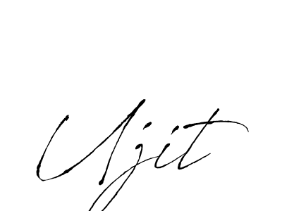 How to make Ujit name signature. Use Antro_Vectra style for creating short signs online. This is the latest handwritten sign. Ujit signature style 6 images and pictures png