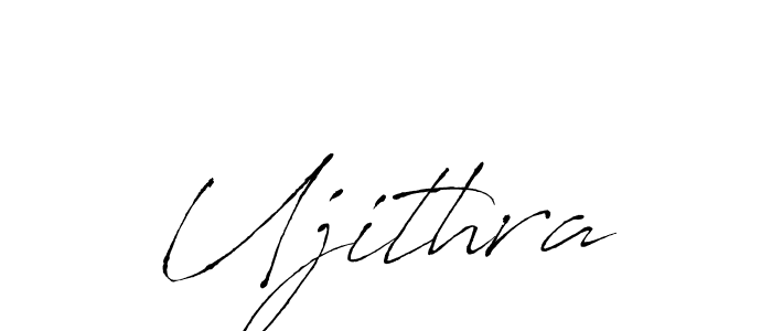 How to make Ujithra signature? Antro_Vectra is a professional autograph style. Create handwritten signature for Ujithra name. Ujithra signature style 6 images and pictures png