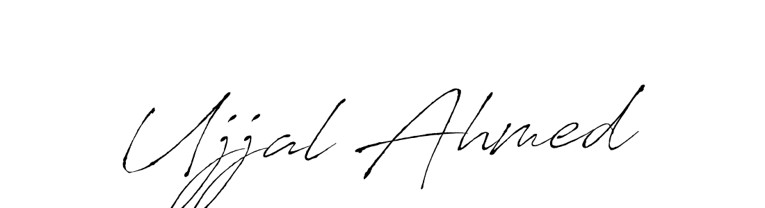 Design your own signature with our free online signature maker. With this signature software, you can create a handwritten (Antro_Vectra) signature for name Ujjal Ahmed. Ujjal Ahmed signature style 6 images and pictures png