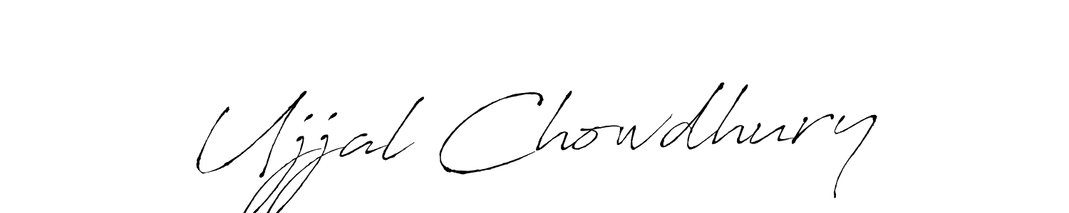Create a beautiful signature design for name Ujjal Chowdhury. With this signature (Antro_Vectra) fonts, you can make a handwritten signature for free. Ujjal Chowdhury signature style 6 images and pictures png