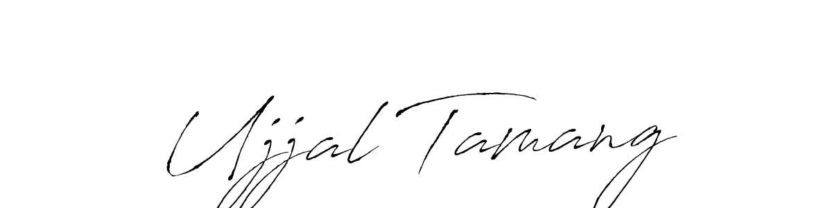 Ujjal Tamang stylish signature style. Best Handwritten Sign (Antro_Vectra) for my name. Handwritten Signature Collection Ideas for my name Ujjal Tamang. Ujjal Tamang signature style 6 images and pictures png