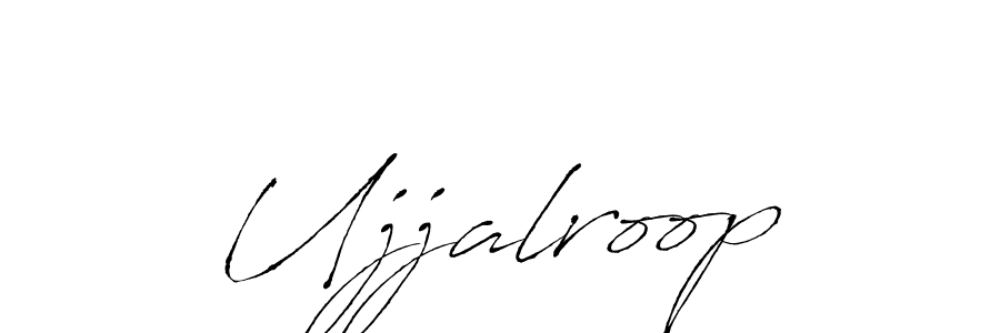 Design your own signature with our free online signature maker. With this signature software, you can create a handwritten (Antro_Vectra) signature for name Ujjalroop. Ujjalroop signature style 6 images and pictures png