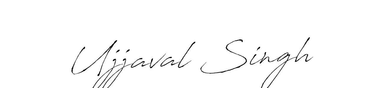 How to make Ujjaval Singh name signature. Use Antro_Vectra style for creating short signs online. This is the latest handwritten sign. Ujjaval Singh signature style 6 images and pictures png