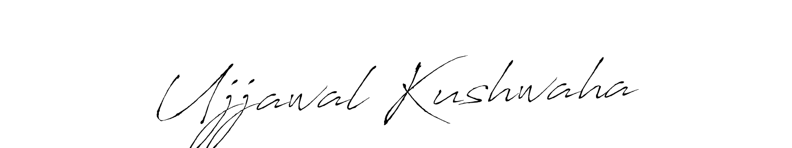 Design your own signature with our free online signature maker. With this signature software, you can create a handwritten (Antro_Vectra) signature for name Ujjawal Kushwaha. Ujjawal Kushwaha signature style 6 images and pictures png