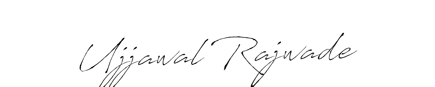 Make a beautiful signature design for name Ujjawal Rajwade. With this signature (Antro_Vectra) style, you can create a handwritten signature for free. Ujjawal Rajwade signature style 6 images and pictures png