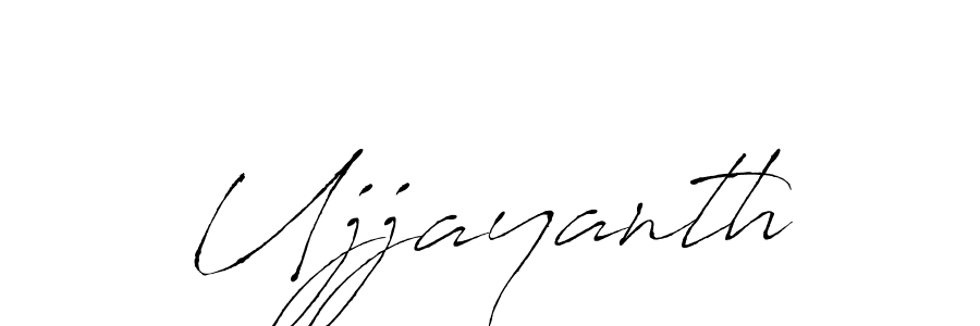 Use a signature maker to create a handwritten signature online. With this signature software, you can design (Antro_Vectra) your own signature for name Ujjayanth. Ujjayanth signature style 6 images and pictures png