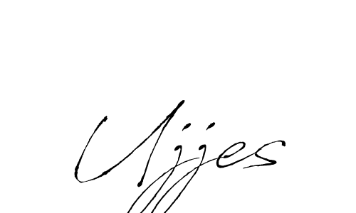 Make a beautiful signature design for name Ujjes. With this signature (Antro_Vectra) style, you can create a handwritten signature for free. Ujjes signature style 6 images and pictures png