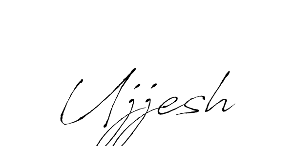 You should practise on your own different ways (Antro_Vectra) to write your name (Ujjesh) in signature. don't let someone else do it for you. Ujjesh signature style 6 images and pictures png