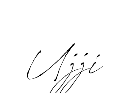 How to Draw Ujji signature style? Antro_Vectra is a latest design signature styles for name Ujji. Ujji signature style 6 images and pictures png