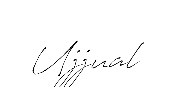 Antro_Vectra is a professional signature style that is perfect for those who want to add a touch of class to their signature. It is also a great choice for those who want to make their signature more unique. Get Ujjual name to fancy signature for free. Ujjual signature style 6 images and pictures png