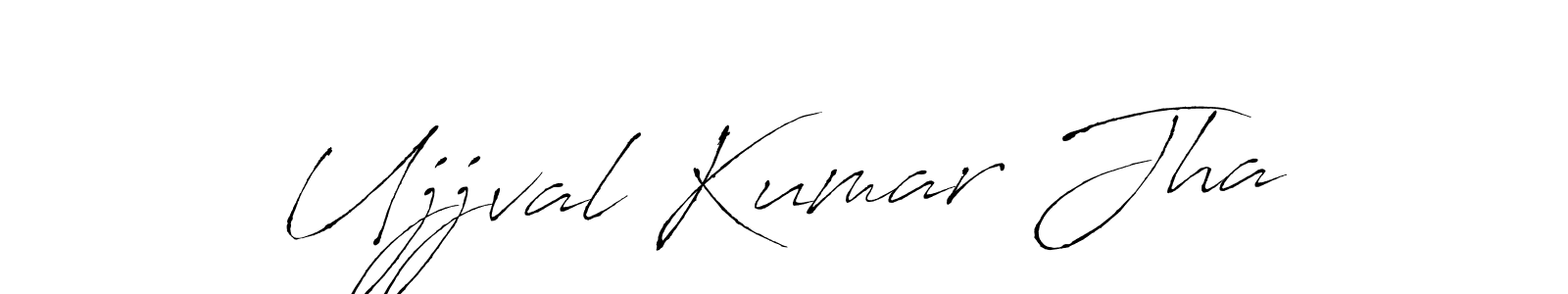 Ujjval Kumar Jha stylish signature style. Best Handwritten Sign (Antro_Vectra) for my name. Handwritten Signature Collection Ideas for my name Ujjval Kumar Jha. Ujjval Kumar Jha signature style 6 images and pictures png