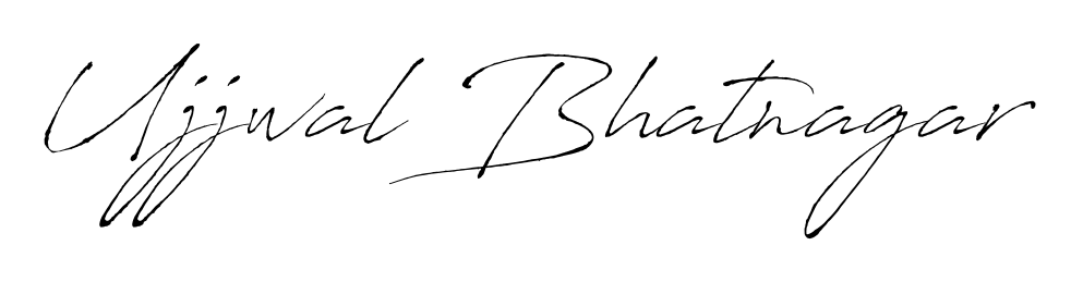 This is the best signature style for the Ujjwal Bhatnagar name. Also you like these signature font (Antro_Vectra). Mix name signature. Ujjwal Bhatnagar signature style 6 images and pictures png