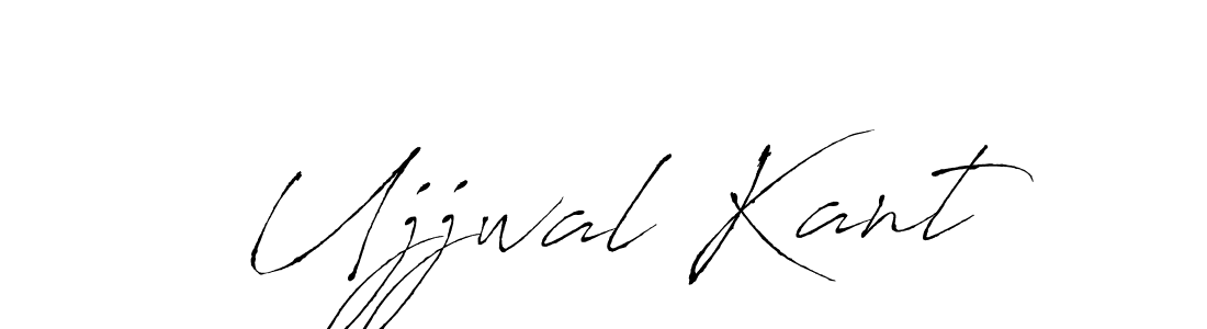 How to make Ujjwal Kant name signature. Use Antro_Vectra style for creating short signs online. This is the latest handwritten sign. Ujjwal Kant signature style 6 images and pictures png