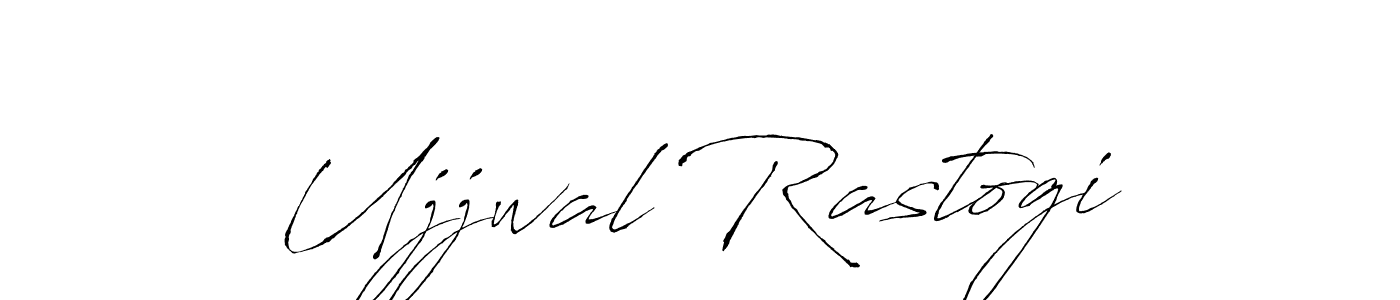 This is the best signature style for the Ujjwal Rastogi name. Also you like these signature font (Antro_Vectra). Mix name signature. Ujjwal Rastogi signature style 6 images and pictures png