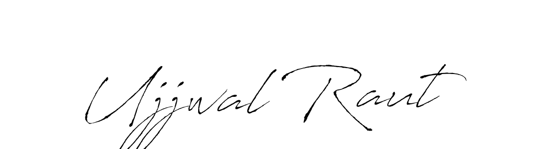 Create a beautiful signature design for name Ujjwal Raut. With this signature (Antro_Vectra) fonts, you can make a handwritten signature for free. Ujjwal Raut signature style 6 images and pictures png