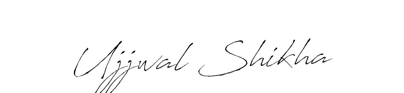 Also we have Ujjwal Shikha name is the best signature style. Create professional handwritten signature collection using Antro_Vectra autograph style. Ujjwal Shikha signature style 6 images and pictures png