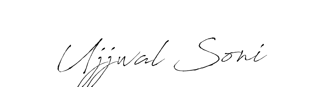 You should practise on your own different ways (Antro_Vectra) to write your name (Ujjwal Soni) in signature. don't let someone else do it for you. Ujjwal Soni signature style 6 images and pictures png
