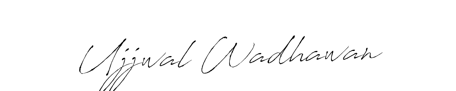 This is the best signature style for the Ujjwal Wadhawan name. Also you like these signature font (Antro_Vectra). Mix name signature. Ujjwal Wadhawan signature style 6 images and pictures png
