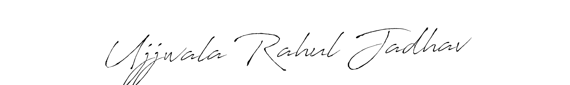 if you are searching for the best signature style for your name Ujjwala Rahul Jadhav. so please give up your signature search. here we have designed multiple signature styles  using Antro_Vectra. Ujjwala Rahul Jadhav signature style 6 images and pictures png