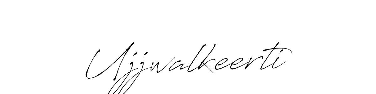 How to make Ujjwalkeerti name signature. Use Antro_Vectra style for creating short signs online. This is the latest handwritten sign. Ujjwalkeerti signature style 6 images and pictures png