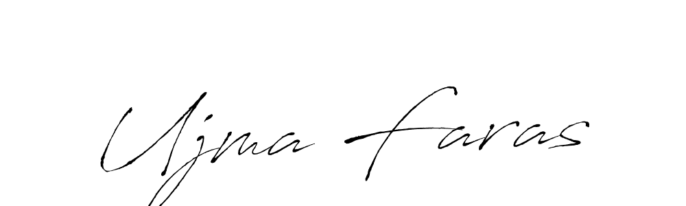 Create a beautiful signature design for name Ujma Faras. With this signature (Antro_Vectra) fonts, you can make a handwritten signature for free. Ujma Faras signature style 6 images and pictures png