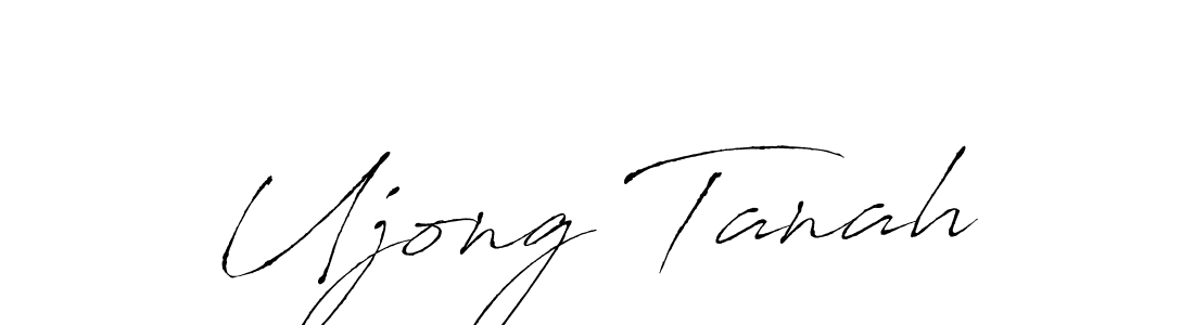 if you are searching for the best signature style for your name Ujong Tanah. so please give up your signature search. here we have designed multiple signature styles  using Antro_Vectra. Ujong Tanah signature style 6 images and pictures png