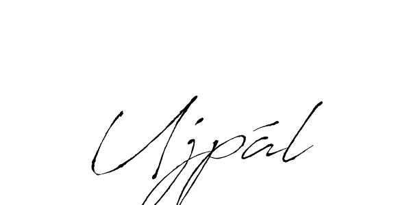 The best way (Antro_Vectra) to make a short signature is to pick only two or three words in your name. The name Ujpál include a total of six letters. For converting this name. Ujpál signature style 6 images and pictures png