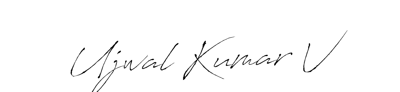 It looks lik you need a new signature style for name Ujwal Kumar V. Design unique handwritten (Antro_Vectra) signature with our free signature maker in just a few clicks. Ujwal Kumar V signature style 6 images and pictures png