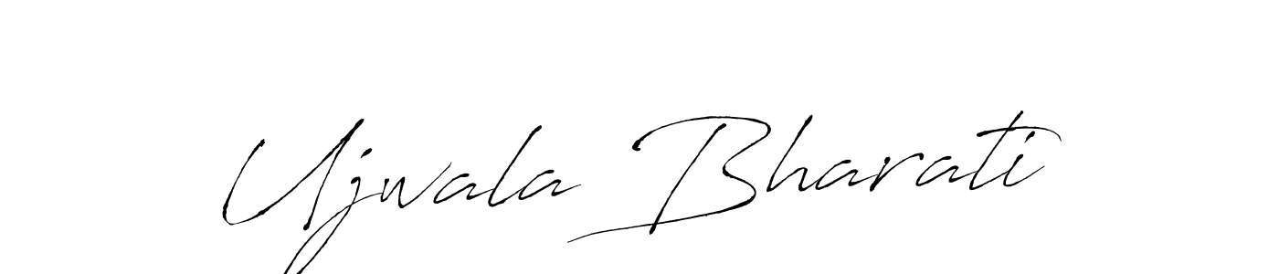 The best way (Antro_Vectra) to make a short signature is to pick only two or three words in your name. The name Ujwala Bharati include a total of six letters. For converting this name. Ujwala Bharati signature style 6 images and pictures png