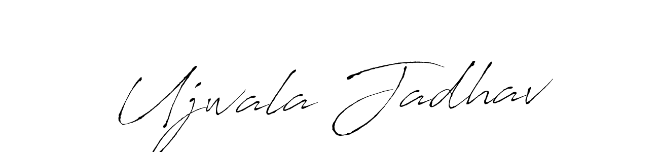 Use a signature maker to create a handwritten signature online. With this signature software, you can design (Antro_Vectra) your own signature for name Ujwala Jadhav. Ujwala Jadhav signature style 6 images and pictures png