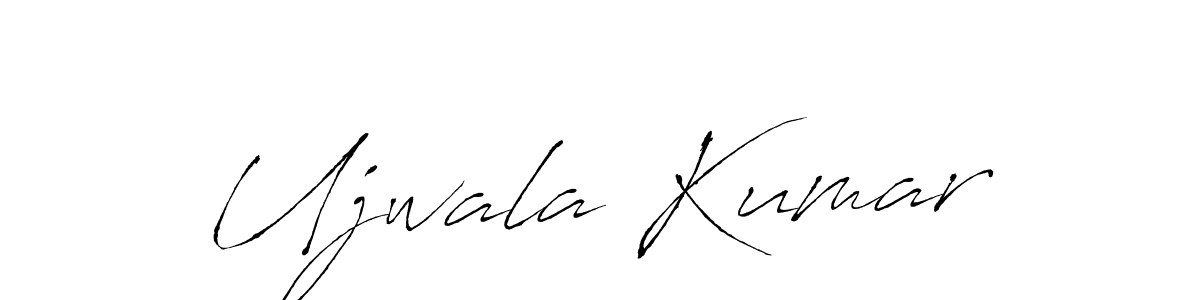 Create a beautiful signature design for name Ujwala Kumar. With this signature (Antro_Vectra) fonts, you can make a handwritten signature for free. Ujwala Kumar signature style 6 images and pictures png