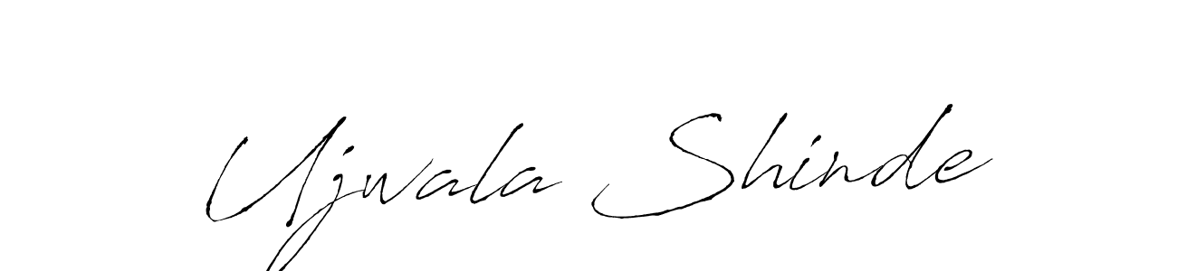 The best way (Antro_Vectra) to make a short signature is to pick only two or three words in your name. The name Ujwala Shinde include a total of six letters. For converting this name. Ujwala Shinde signature style 6 images and pictures png