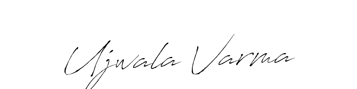 Ujwala Varma stylish signature style. Best Handwritten Sign (Antro_Vectra) for my name. Handwritten Signature Collection Ideas for my name Ujwala Varma. Ujwala Varma signature style 6 images and pictures png