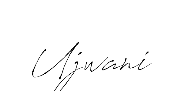 How to make Ujwani signature? Antro_Vectra is a professional autograph style. Create handwritten signature for Ujwani name. Ujwani signature style 6 images and pictures png