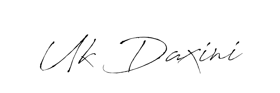 How to Draw Uk Daxini signature style? Antro_Vectra is a latest design signature styles for name Uk Daxini. Uk Daxini signature style 6 images and pictures png