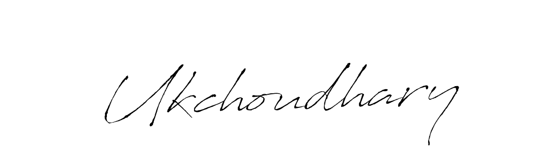 You should practise on your own different ways (Antro_Vectra) to write your name (Ukchoudhary) in signature. don't let someone else do it for you. Ukchoudhary signature style 6 images and pictures png