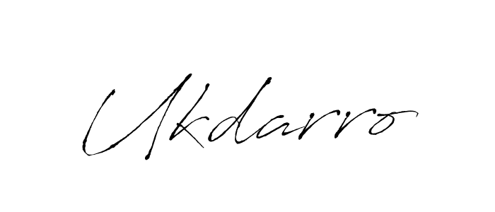 Design your own signature with our free online signature maker. With this signature software, you can create a handwritten (Antro_Vectra) signature for name Ukdarro. Ukdarro signature style 6 images and pictures png