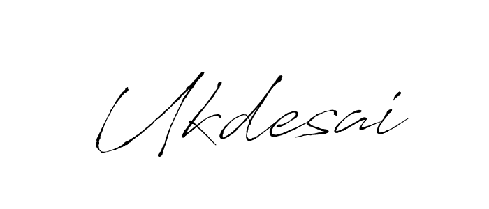 Also we have Ukdesai name is the best signature style. Create professional handwritten signature collection using Antro_Vectra autograph style. Ukdesai signature style 6 images and pictures png