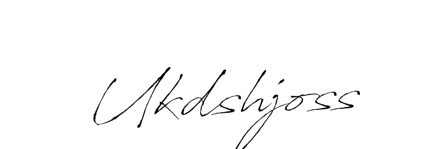 Also we have Ukdshjoss name is the best signature style. Create professional handwritten signature collection using Antro_Vectra autograph style. Ukdshjoss signature style 6 images and pictures png