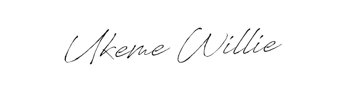 You can use this online signature creator to create a handwritten signature for the name Ukeme Willie. This is the best online autograph maker. Ukeme Willie signature style 6 images and pictures png