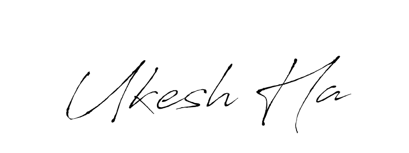 Here are the top 10 professional signature styles for the name Ukesh Ha. These are the best autograph styles you can use for your name. Ukesh Ha signature style 6 images and pictures png