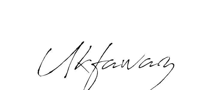 Use a signature maker to create a handwritten signature online. With this signature software, you can design (Antro_Vectra) your own signature for name Ukfawaz. Ukfawaz signature style 6 images and pictures png