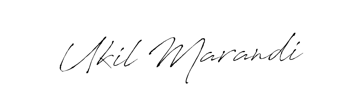 Antro_Vectra is a professional signature style that is perfect for those who want to add a touch of class to their signature. It is also a great choice for those who want to make their signature more unique. Get Ukil Marandi name to fancy signature for free. Ukil Marandi signature style 6 images and pictures png