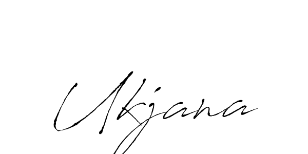 Ukjana stylish signature style. Best Handwritten Sign (Antro_Vectra) for my name. Handwritten Signature Collection Ideas for my name Ukjana. Ukjana signature style 6 images and pictures png