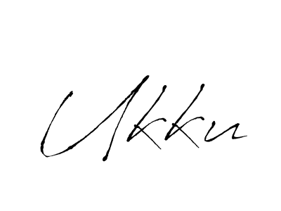 Design your own signature with our free online signature maker. With this signature software, you can create a handwritten (Antro_Vectra) signature for name Ukku. Ukku signature style 6 images and pictures png