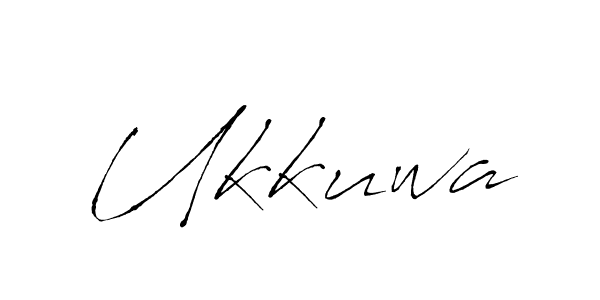 Make a beautiful signature design for name Ukkuwa. With this signature (Antro_Vectra) style, you can create a handwritten signature for free. Ukkuwa signature style 6 images and pictures png