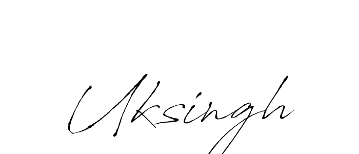 Also we have Uksingh name is the best signature style. Create professional handwritten signature collection using Antro_Vectra autograph style. Uksingh signature style 6 images and pictures png