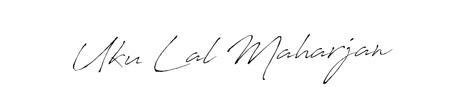 Also we have Uku Lal Maharjan name is the best signature style. Create professional handwritten signature collection using Antro_Vectra autograph style. Uku Lal Maharjan signature style 6 images and pictures png