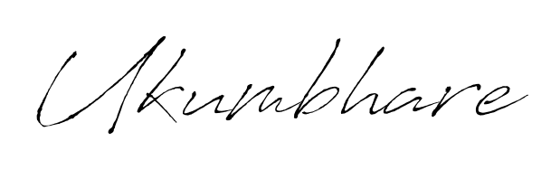 Turn your name Ukumbhare into a signature brand with Antro_Vectra styling. Download in standard PNG or transparent format anytime. Ukumbhare signature style 6 images and pictures png