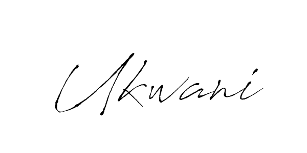 Use a signature maker to create a handwritten signature online. With this signature software, you can design (Antro_Vectra) your own signature for name Ukwani. Ukwani signature style 6 images and pictures png